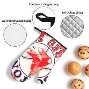 Boston Red Sox Kitchen Accessories: 3 Piece Handmade Set Unveiled10007