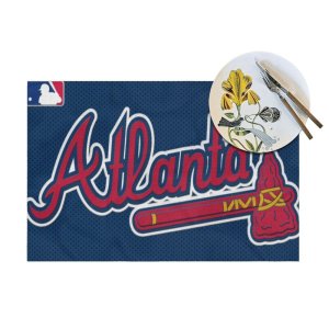 Pitch-Perfect DiningAtlanta Braves PVC Woven Placemat#10051