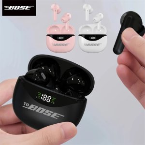 Original toBOSE Bluetooth Earphones TWS Dual HD Mic Headset Wireless Earbuds Sports Headphones LED Display Gaming Earphones New