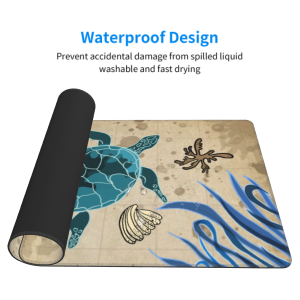 Custom oversized rubber mouse pad from eBay DIY