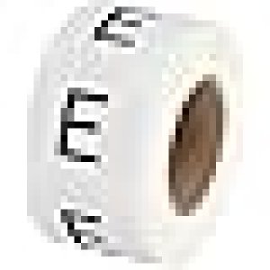 Letter E Inventory Labels, 1 Inch Capital Letter Stickers Self Adhesive Round Circle Coding Dots Labels (1Roll/Total 500Pcs) for Office, Storage : Office Products