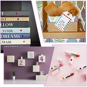 5500pcs Color Coded Sticky Label Stickers, 0.24inch Round Color Coding Stickers Self-Adhesive Colored Dot Stickers for School Office Labeling Supplies (10 Colors) : Office Products