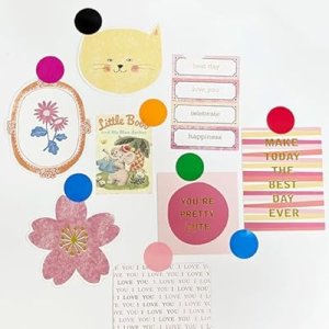 A Roll of 500 Dots Stickers, Colorful Dots Sealing Stickers Round Handwritable Self-Adhesive Label Paper Classification Marking Sticky Notes Stickers Self-Adhesive Labels : Office Products