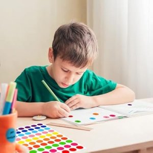 1750 Pieces Dot Stickers, Color Coding Labels Circle, 10 Color Circle Stickers, Price Stickers, Colored Dot Stickers for Office Classroom Student : Office Products