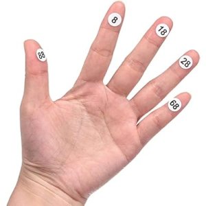 2000pcs 1 to 100 Number Labels 0.4 inch Round Dot Stickers for Inventory Storage Organizing,Boxes, Bins, Toolbox, Locker - 20 Sheets (White) : Office Products