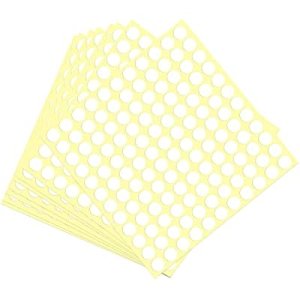 Color Sticker Round Label 13mm for Office Marker White Pack of 1320 : Office Products