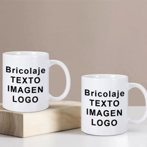 Bricolaje TEXTO IMAGEN LOGO Ceramic Coffee Mugs Family Photos Mug Personalized Text DIY Cups Birthday Creative Novelty Gift