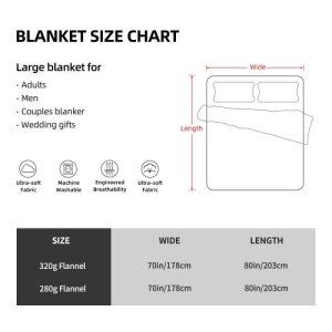Flannel Blanket 70x80in (Vertical) eBaydiy POD