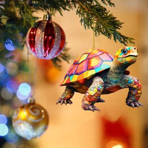 Christmas Supplies Christmas Acrylic Cute Animal Ornaments Adding A Unique Feeling To Your Holiday Navidad Liquidaciones Ofertas