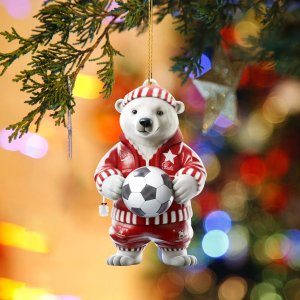 2024 New Year’S Eve Decorations Cute Polar Bear Christmas Scene Decoration Christmas Hanger House Christmas Scene Decoration