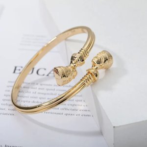 Egyptian Queen Nefertiti Bangles African Cuff Bracelet Stainless Steel Adjustable Luck Bracelets For Women man Jewelry Gift