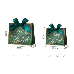 5PCS Pink Green Marble Gift Bag Thank You Gift Packaging Candy Bag Wedding Favors Gift Box Package Birthday Party Favors Bags