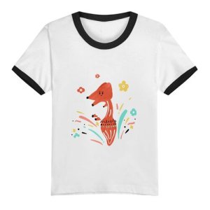 Children contrast color short-sleeved T-shirt eBaydiy POD