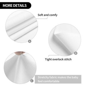 Baby beanie hat, headband and swaddle blanket three-piece set eBaydiy POD