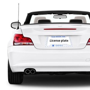 Four-hole license plate frame (one pair) eBaydiy POD