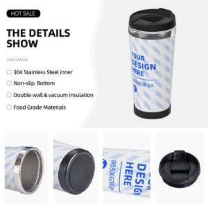 Double-wall insulated coffee cup eBaydiy POD