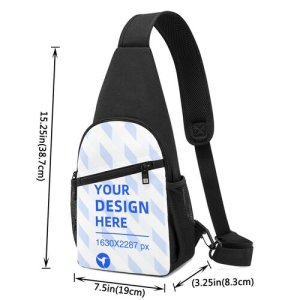 Casual shoulder crossbody chest bag eBaydiy POD