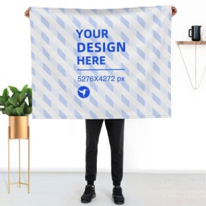 Flannel Blanket Cover 50x40in (Horizontal) eBaydiy POD