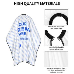 Custom Adult Haircut Apron 55x66in – Perfect for Salons and Home Use