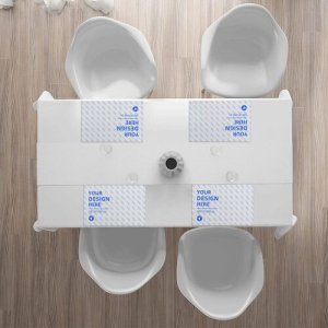 Anti-oil and heat-insulating dinner plate mat 12x18in (4 pieces) eBaydiy POD