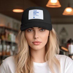 Adult solid color mesh baseball cap eBaydiy POD