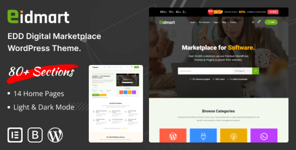 Eidmart V2.5| Digital Marketplace WordPress Theme