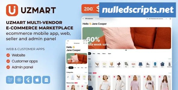 UzMart v2024-4 - Multi-Vendor E-commerce Marketplace - Android - CodeCanyon Null