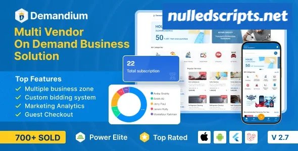 Demandium v3.0 - Multi Provider On Demand, Handyman, Home service App with admin panel - nulled - Android - CodeCanyon Null