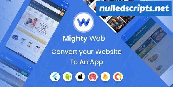 MightyWeb Webview - Web to App Convertor (Flutter + Admin Panel) - v24.0 - Android - CodeCanyon Null