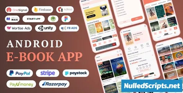 Android EBook App (Books App, PDF, ePub, Online Book Reading, Download Books) v20.0 - nulled - Android - CodeCanyon Null