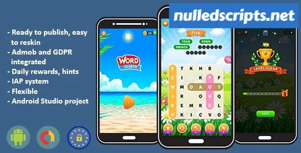 Android Modern Word Search - 10 October 2024 - Android - CodeCanyon Null