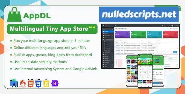 AppDL v1.8.0 - Multilingual Tiny App Store - Android - CodeCanyon Null