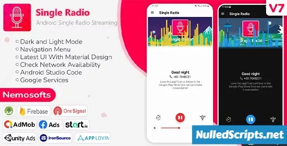 Android Radio - Single Radio Streaming App - v9.0 - Android - CodeCanyon Null