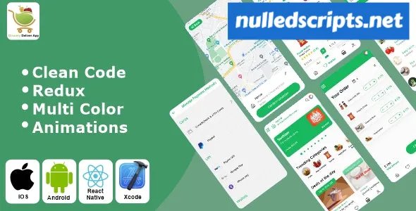 Grocery App - Grocery Delivery App React Native iOS / Android App Template - Android - CodeCanyon Null
