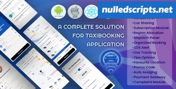 Cab2u v1.2 - Taxi Solution Android & IOS + Admin Panel + Dispatch Panel - Android - CodeCanyon Null