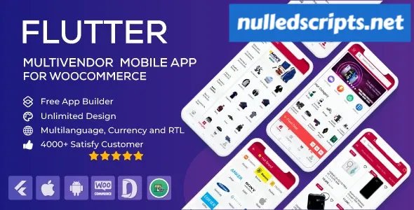 Flutter Multivendor Mobile app for WooCommerce v1.0.26 - Android - CodeCanyon Null