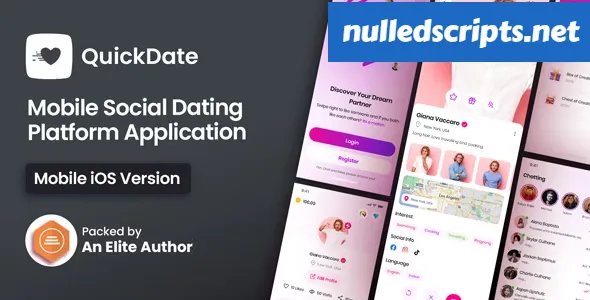 QuickDate IOS v2.2 - Mobile Social Dating Platform Application - Android - CodeCanyon Null