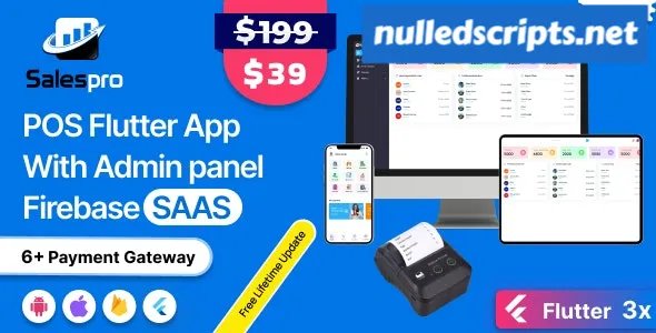 SalesPro Saas v5.2 - Flutter POS Inventory Full App+Admin panel With Firebase - Android - CodeCanyon Null