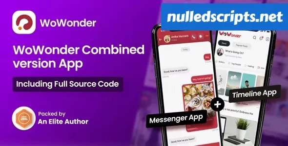 WoWonder Mobile v4.3 - The Ultimate Combined Messenger & Timeline Mobile Application - Android - CodeCanyon Null