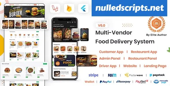 Foodie v5.2.1 - UberEats Clone - Food Delivery App - Multiple Restaurant Food Delivery Flutter App - Android - CodeCanyon Null