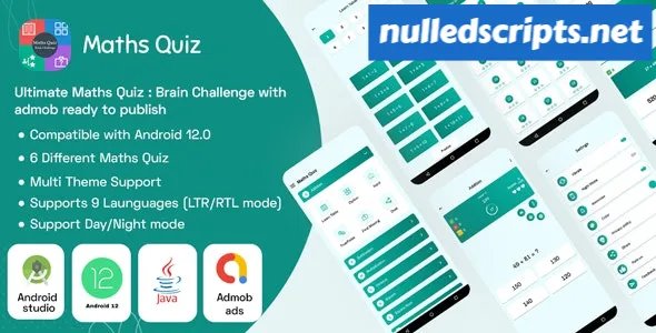 Ultimate Maths Quiz v1.7 - Brain Challenge with admob ready to publish - Android - CodeCanyon Null