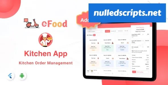 eFood - Kitchen/Chef App v1.4 - Android - CodeCanyon Null