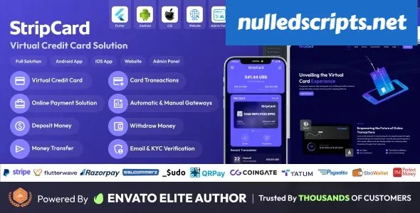 StripCard v1.2.0 - Virtual Credit Card Solution - nulled - Android - CodeCanyon Null
