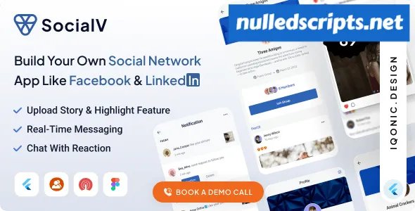 SocialV v6.8 - Social Network Flutter App with BuddyPress (WordPress) Backend - Android - CodeCanyon Null