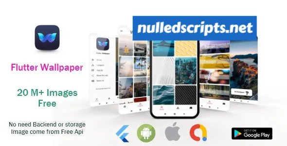 Flutter Wallpaper Pro 20m+ Images - Android &amp; Ios - 2 May 2023 - Android - CodeCanyon Null