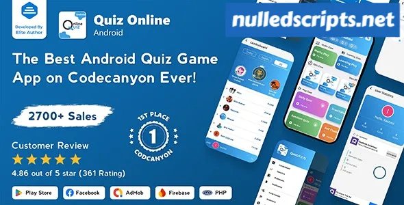 Quiz Online v7.1.4 - Trivia Quiz - Android Quiz Game with Web Quiz + Admin Panel - nulled - Android - CodeCanyon Null