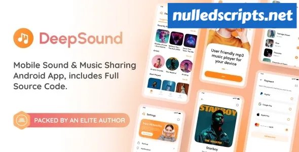 DeepSound Android v3.0 - Mobile Sound & Music Sharing Platform Mobile Android Application - Android - CodeCanyon Null