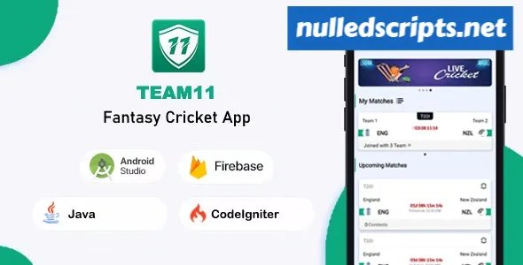 Team11 v1.0.2 - Fantasy Cricket App - Android - CodeCanyon Null