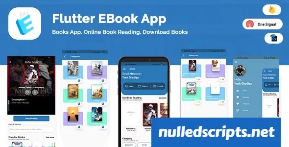 Flutter App - Ebook With Admin Panel v1.3 - Android - CodeCanyon Null