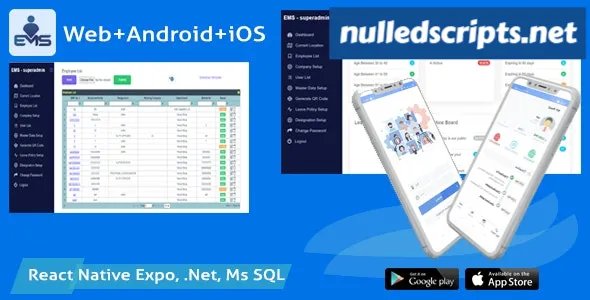 EMS v2.0 - Employee Attendance Tracker (admin panel + employee mobile app) - Android - CodeCanyon Null